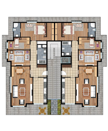 Dora Park C-D-E Bloklar 1. 2. ve 3. Katlar