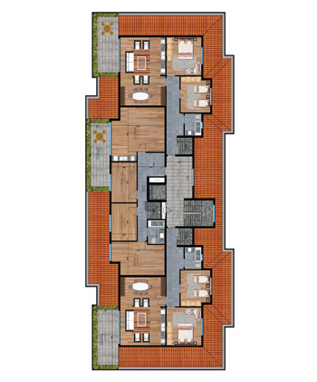 Dora Park C-D-E Bloklar 1. 2. ve 3. Katlar