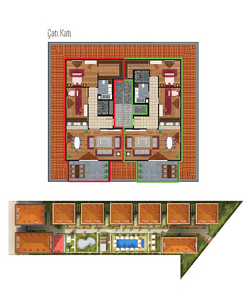 Dora Park c blok çatı katı
